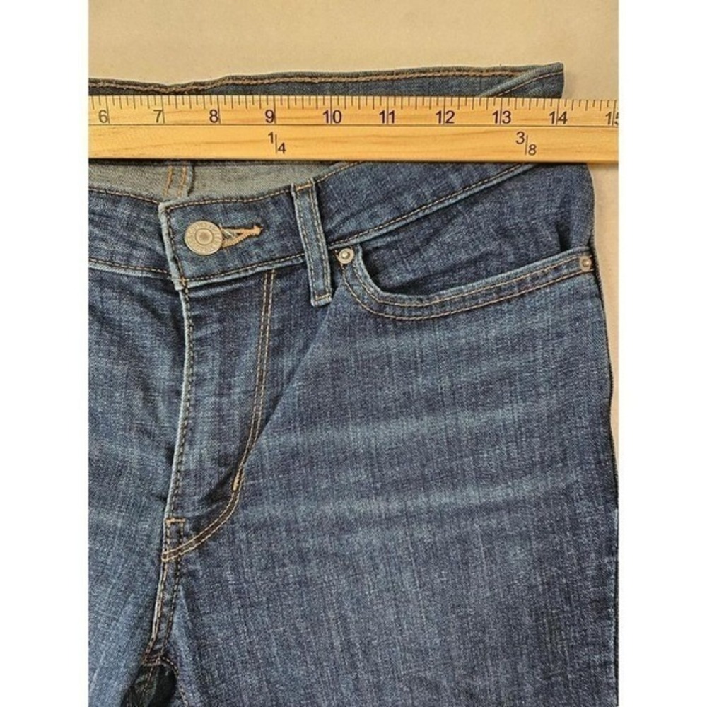 Levis 711 Skinny Ankle Jeans Womens 27 Dark Wash Blue Denim Mid Rise Stretch - Picture 4 of 9